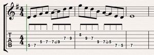 Minor Pentatonic Example
